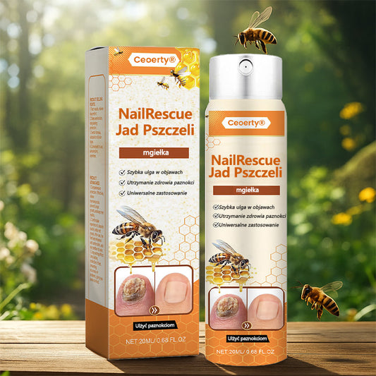 Spray z jadem pszczelim – skuteczny w leczeniu infekcji grzybiczych i zapalenia paznokci🎁🎁